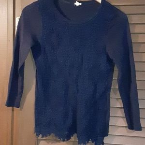 J Crew Lace Shirt